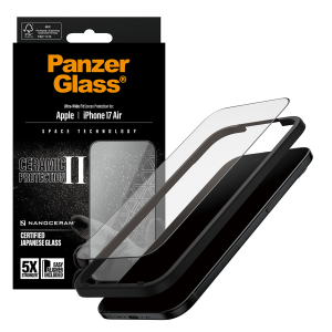 Γυαλί Προστασίας Οθόνης με Πλαίσιο PANZERGLASS Ultra - Wide Fit Ceramic Protection II για iPhone Air