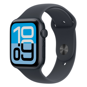 APPLE Watch Series SE 3 GPS + Cellular 44mm Midnight Aluminium Case with Midnight Sport Band Small/ Medium Smartwatch