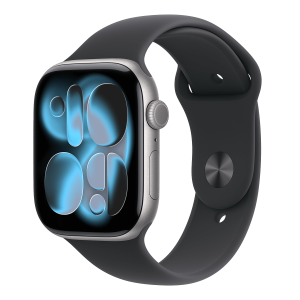 APPLE Watch Series 11 GPS 42mm Space Grey Aluminium Case with Black Sport Band Small/Medium Smartwatch