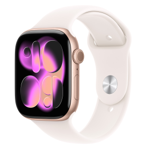 APPLE Watch Series 11 GPS 42mm Rose Gold Aluminium Case with Light Blush Sport Band Small/ Medium Smartwatch