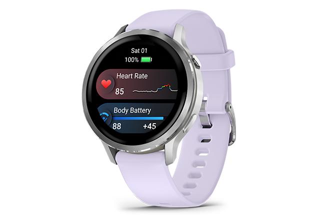 GARMIN Venu 4 41mm Silver with Periwink Smartwatch